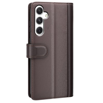 Köp Äkta Läderfodral Samsung Galaxy S24 Brun Online