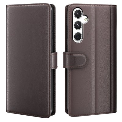 Köp Äkta Läderfodral Samsung Galaxy S24 Brun Online