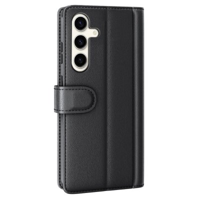 Köp Äkta Läderfodral Samsung Galaxy S24 Plus Svart Online