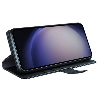 Köp Äkta Läderfodral Samsung Galaxy S24 Ultra Svart Online