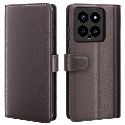 Äkta Läderfodral Xiaomi 14 Brun