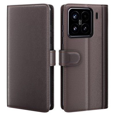 Äkta Läderfodral Xiaomi 15 Brun