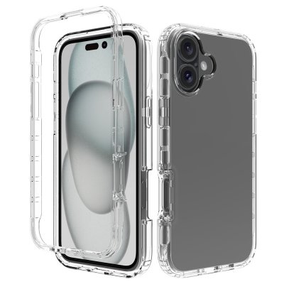 Allround Cover Skal iPhone 16 Plus Transparent