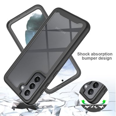 Allround Cover Skal Samsung Galaxy S21 FE Svart - Techhuset.se