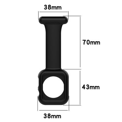 Köp Apple Watch 38/40/41 mm Skal Sjuksköterskeklocka Svart Online