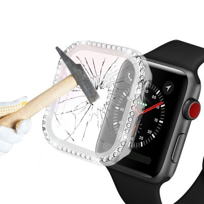 Apple Watch 38mm Skal och Skärmskydd Härdat Glas Transparent - Techhuset.se
