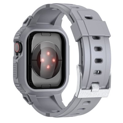Köp Apple Watch Ultra 2 49mm Stöttåligt Skal + Armband Grå Online