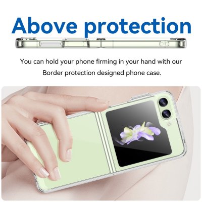 Köp Crystal Hybrid Skal Samsung Galaxy Z Flip 5 Transparent Online