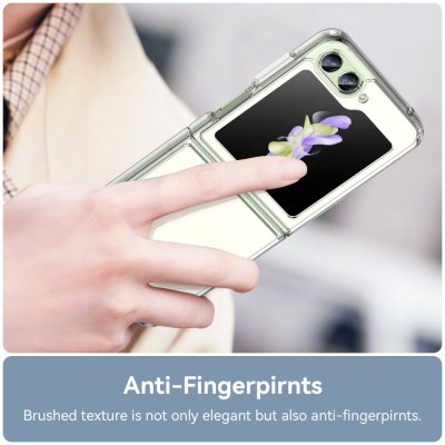 Köp Crystal Hybrid Skal Samsung Galaxy Z Flip 5 Transparent Online