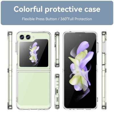 Köp Crystal Hybrid Skal Samsung Galaxy Z Flip 5 Transparent Online