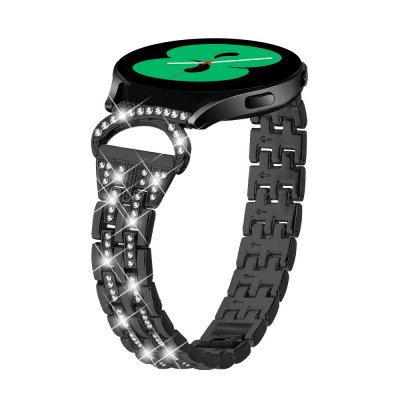 Dual Rhinestone Armband Samsung Galaxy Watch 7 40mm Svart