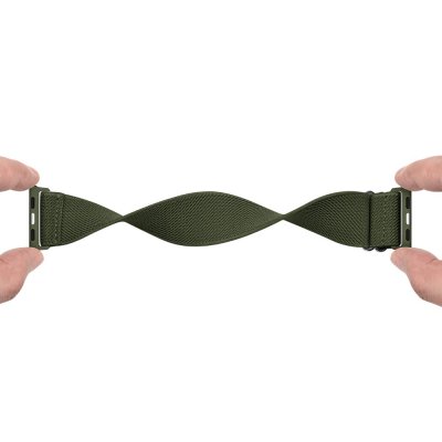 Köp Elastiskt Nylonarmband Apple Watch 42/44/45/49 mm Grön Online