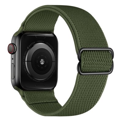 Köp Elastiskt Nylonarmband Apple Watch 42/44/45/49 mm Grön Online