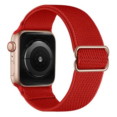 Köp Elastiskt Nylonarmband Apple Watch 45mm Series 9 Röd Online