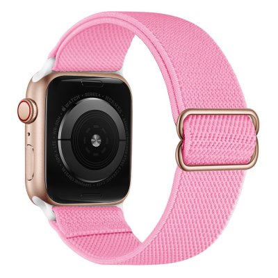 Köp Elastiskt Nylonarmband Apple Watch 45mm Series 9 Rosa Online