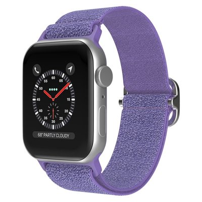 Köp Elastiskt Nylonarmband Apple Watch Ultra 2 49mm Glitter Lila Online