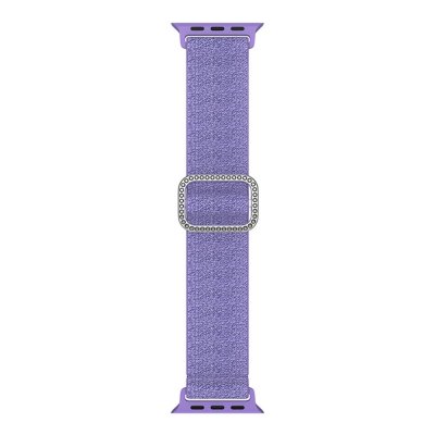 Köp Elastiskt Nylonarmband Apple Watch Ultra 2 49mm Glitter Lila Online