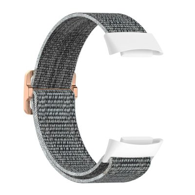 Elastiskt Nylonarmband Fitbit Charge 6 Grå