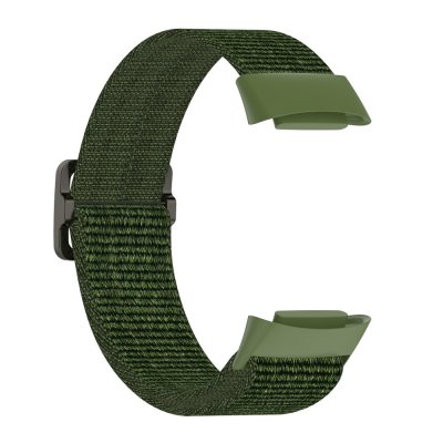 Elastiskt Nylonarmband Fitbit Charge 5 Grön
