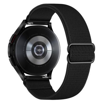 Elastiskt Nylonarmband till Garmin Vivoactive 5 i svart färg