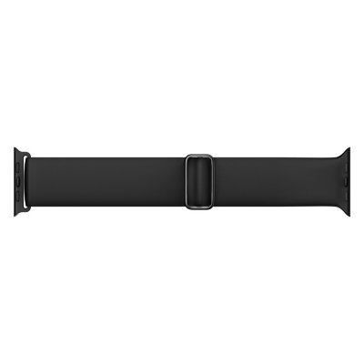Köp Elastiskt Silikonarmband Apple Watch 42/44/45/49 mm Svart Online