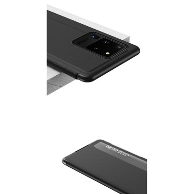 Flip Fodral Med Display Samsung Galaxy S20 Ultra Svart - Techhuset.se
