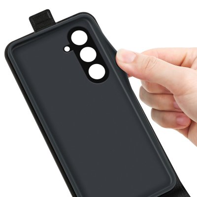 köp Flip Läderfodral Samsung Galaxy S23 FE Svart Online
