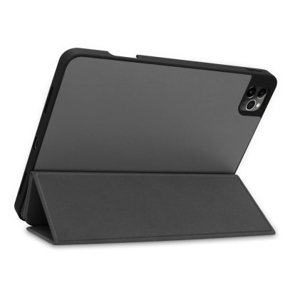 iPad Pro 12.9 4th Gen (2020) Fodral Med Pencil-hållare Grå