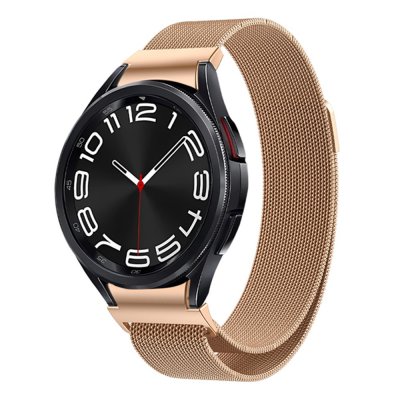 Köp Full Fit Milanese Armband Samsung Galaxy Watch 6 44mm Roséguld Online