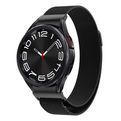Köp Full Fit Milanese Armband Samsung Galaxy Watch 6 44mm Svart Online