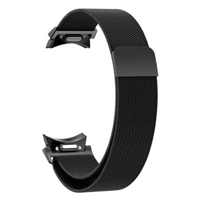 Köp Full Fit Milanese Armband Samsung Galaxy Watch 6 44mm Svart Online