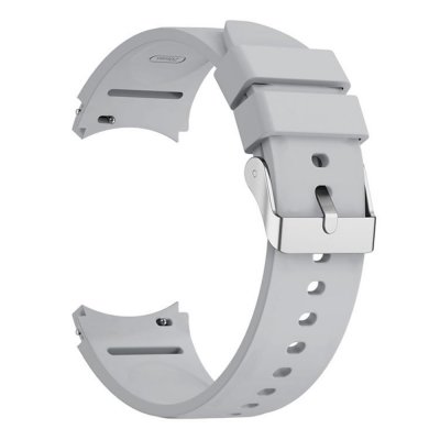 Köp Full Fit Silikonarmband Samsung Galaxy Watch 6 Classic 43mm Grå Online