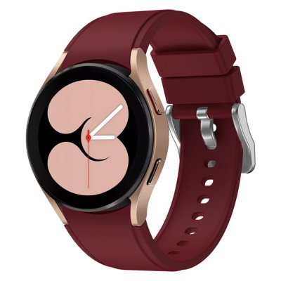 Full Fit Silikonarmband Samsung Galaxy Watch FE Vinröd