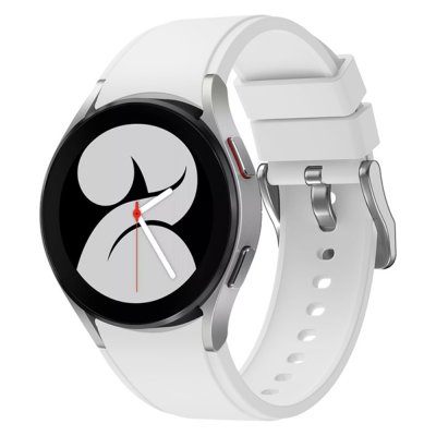 Full Fit Silikonarmband Samsung Galaxy Watch FE Vit
