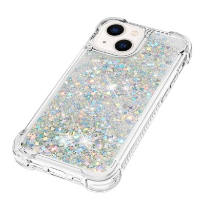 Köp Glitter Bling TPU Case iPhone 14 Silver Online