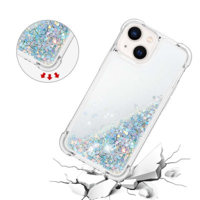 Köp Glitter Bling TPU Case iPhone 14 Silver Online