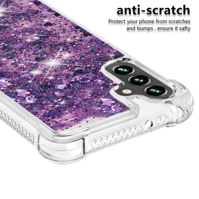 Köp Glitter Bling TPU Case Samsung Galaxy A13 Lila Online