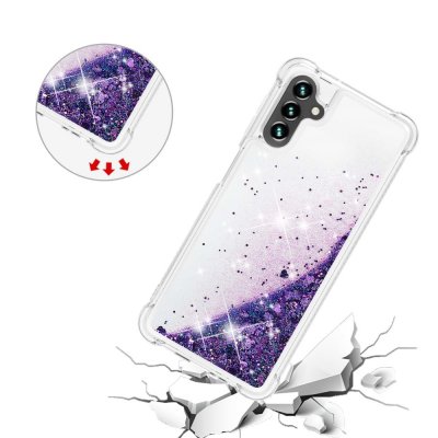 Köp Glitter Bling TPU Case Samsung Galaxy A13 Lila Online