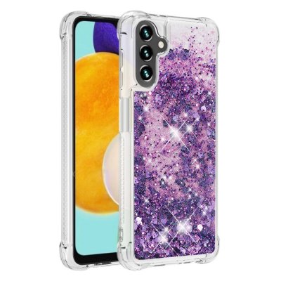 Köp Glitter Bling TPU Case Samsung Galaxy A13 Lila Online