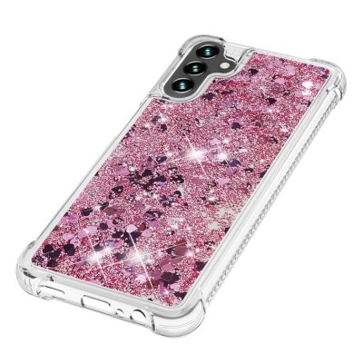 Glitter Bling TPU Case Samsung Galaxy A13 Roséguld