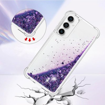 Köp Glitter Bling TPU Case Samsung Galaxy S23 FE Lila Online