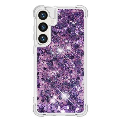 Köp Glitter Bling TPU Case Samsung Galaxy S24 Lila Online