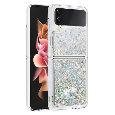 Köp Glitter Bling TPU Case Samsung Galaxy Z Flip 4 Silver Online