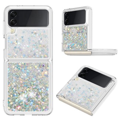 Köp Glitter Bling TPU Case Samsung Galaxy Z Flip 4 Silver Online