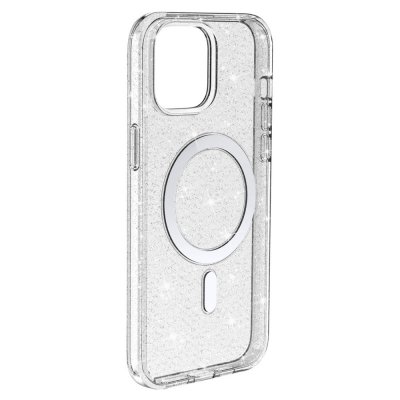 Köp Glitter MagSafe Skal iPhone 14 Transparent Online