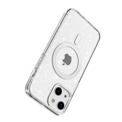 Köp Glitter MagSafe Skal iPhone 14 Transparent Online