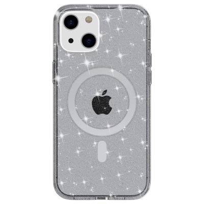 Köp Glitter MagSafe Skal iPhone 14 Transparent Svart Online