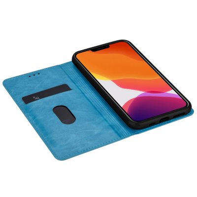 Köp Glitter Plånboksfodral iPhone 14 Blå Online