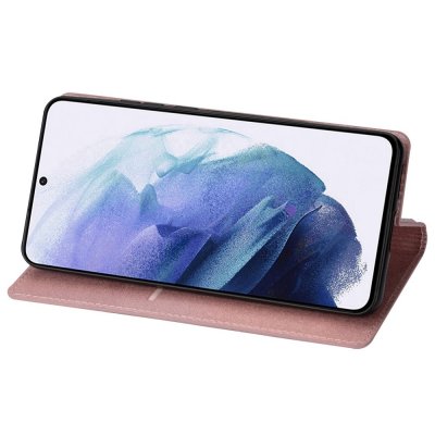 KÖp Glitter Plånboksfodral Samsung Galaxy S23 Roséguld Online