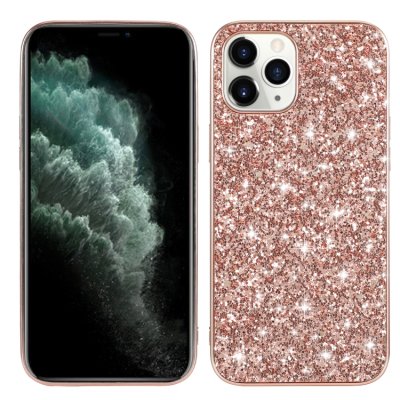 Köp Glitterskal iPhone 14 Pro Roséguld Online